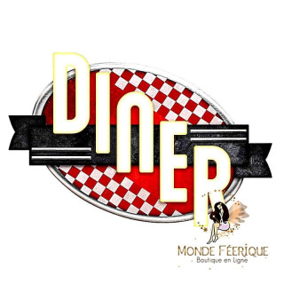 Plaque Vintage dinner