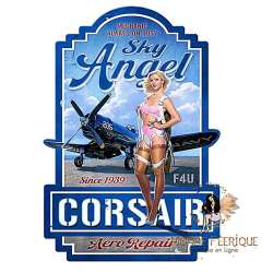 Plaque Vintage Corsair Sky Angel XL