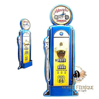 Décapsuleur mural vintage Bleu - 47cm