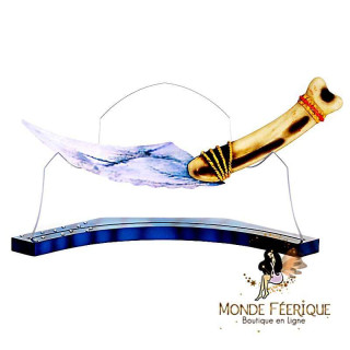 couteau silex decoration