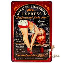 PLAQUE VINTAGE PIN UP sexy