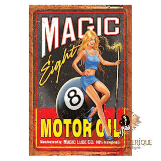 plaque decoration pin up billard