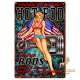 Plaque Vintage American PIN UP