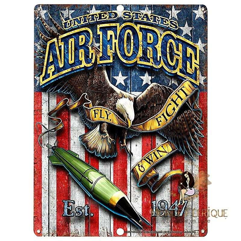 PLAQUE ANCIENNE USA AIR FORCE