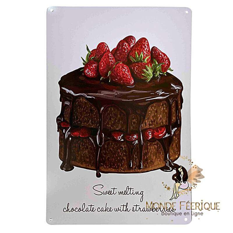 plaque decoration gateau choColat