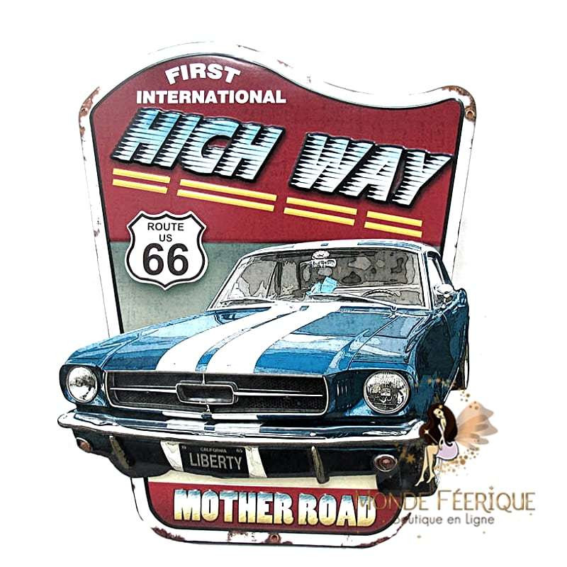 Plaque XL High Way - 73cm