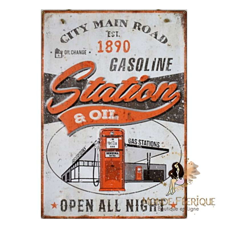 Plaque Premium Station de Nuit - 30x40cm