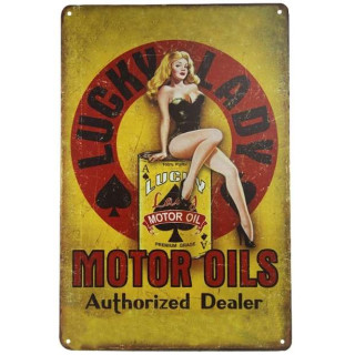 Plaque Métal vintage usa -- 20x30cm