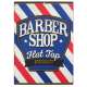 Plaque Vintage Barber Shop -- 20x30cm
