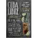 Plaque Vintage Cuba Libre