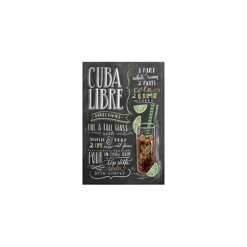 Plaque Vintage Cuba Libre