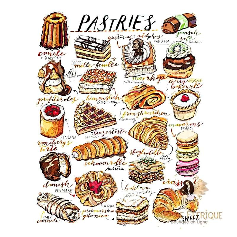 PLAQUE VINTAGE PATISSERIE