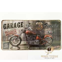 plaque vintage motos