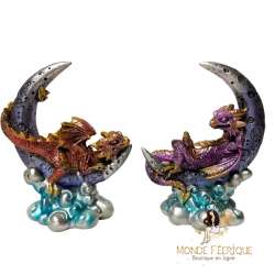 Figurine Dragon Les Lunes x2