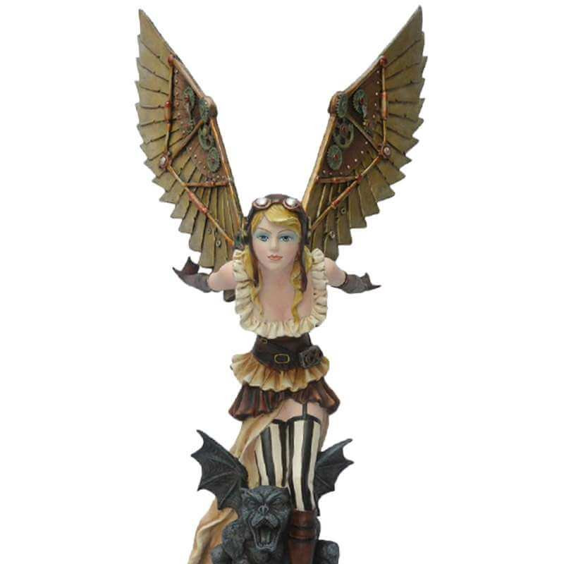Statues Fées Géantes Steampunk