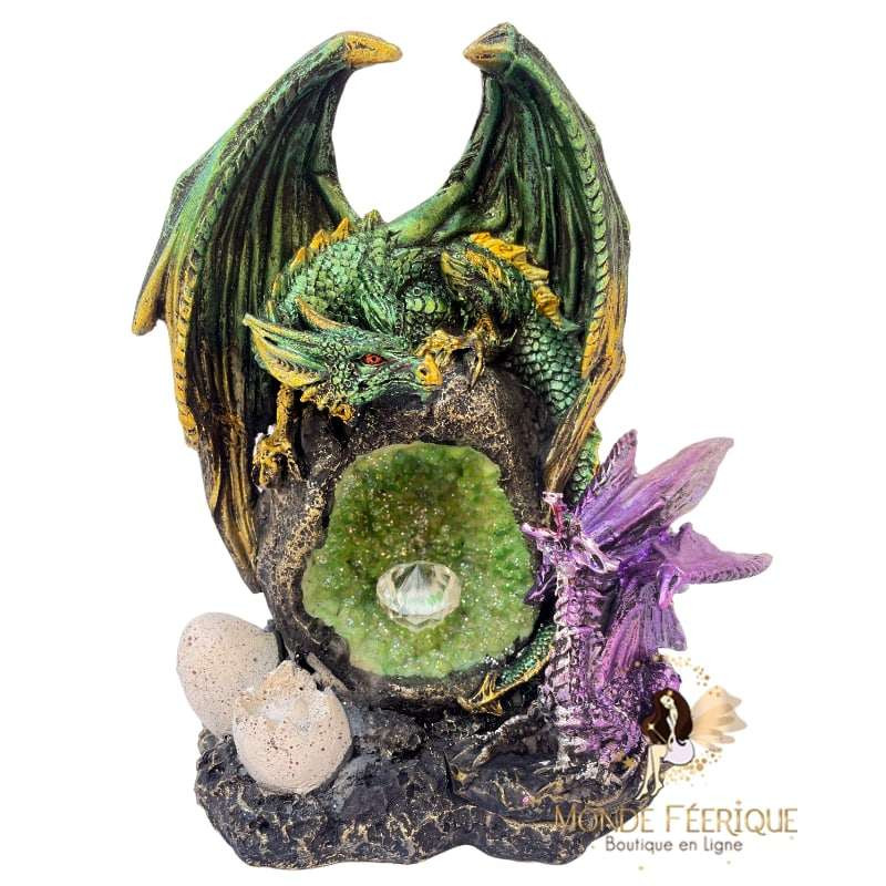 statuette dragon lumineux