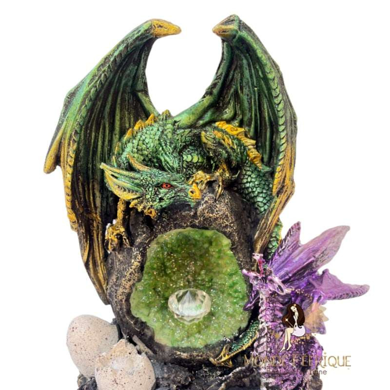 statuette dragon lumineux