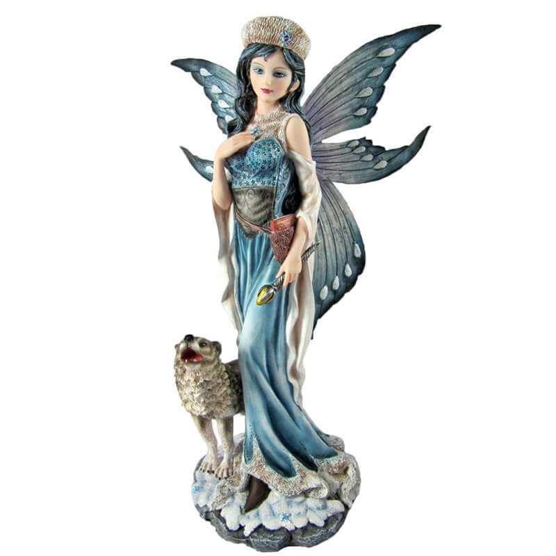 Grande Statue De Fee Princesse Decorer Avec Des Fees