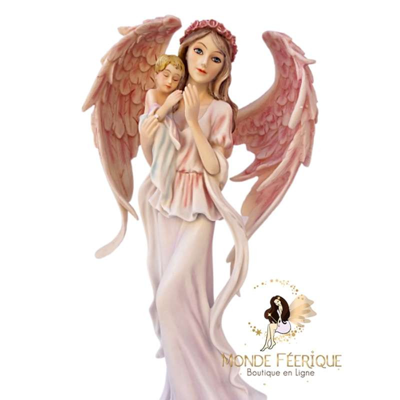 FIGURINE fée avec un enfant