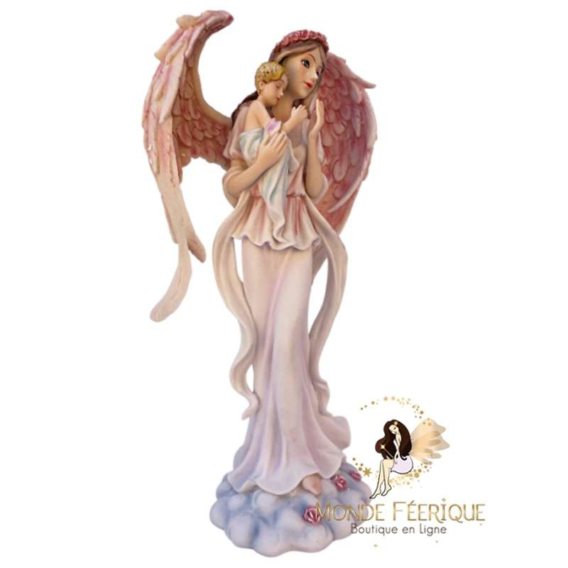 FIGURINE fée avec un enfant