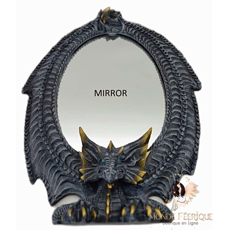 Miroir Dragon 32 cm