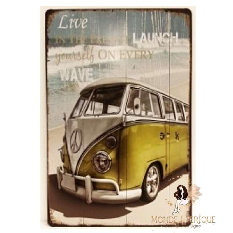 Plaque Décoration Van VW