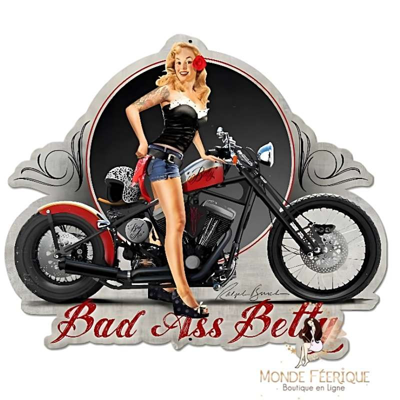 Plaque Décoration Harley Betty 40CM