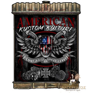 Plaque Décoration American Kultur 40CM