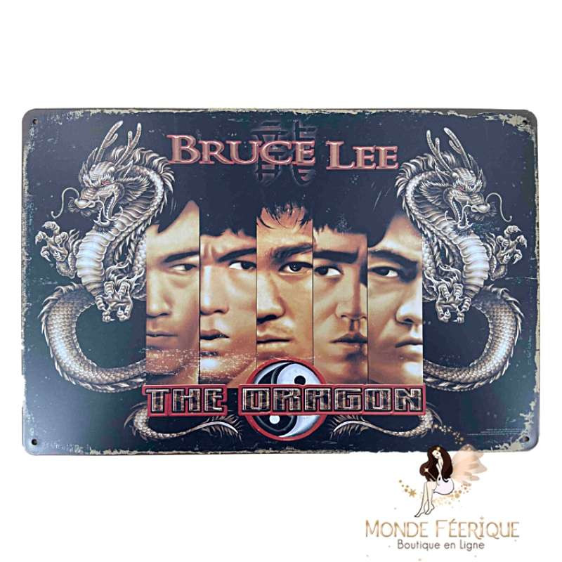 Plaque Décoration Bruce Lee