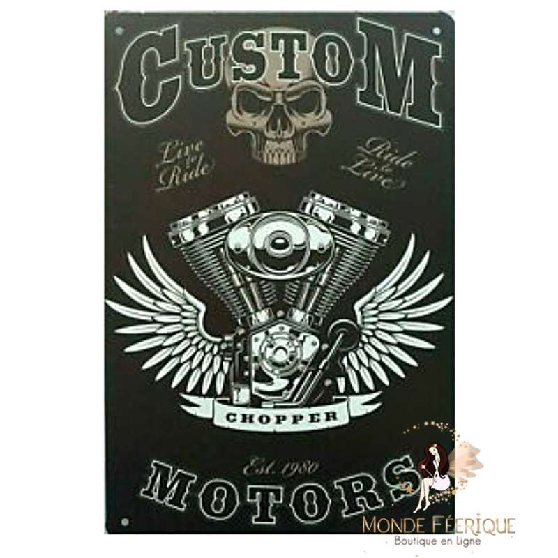 Plaque Décoration Custom Motor