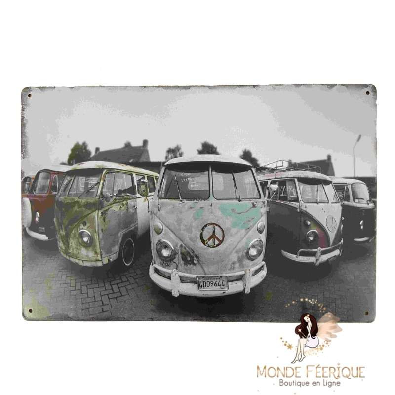 Plaque Vintage Ancien VW