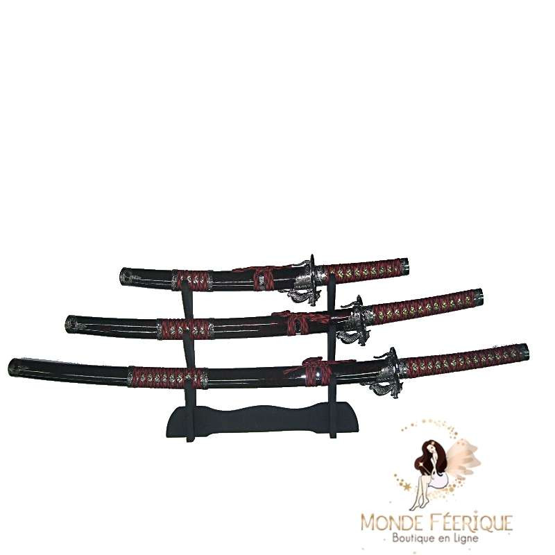 Set de Katanas Red Black
