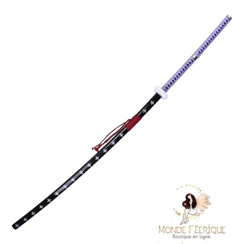 Katana bambú miniatura negra de Trafalgar Law - One Piece