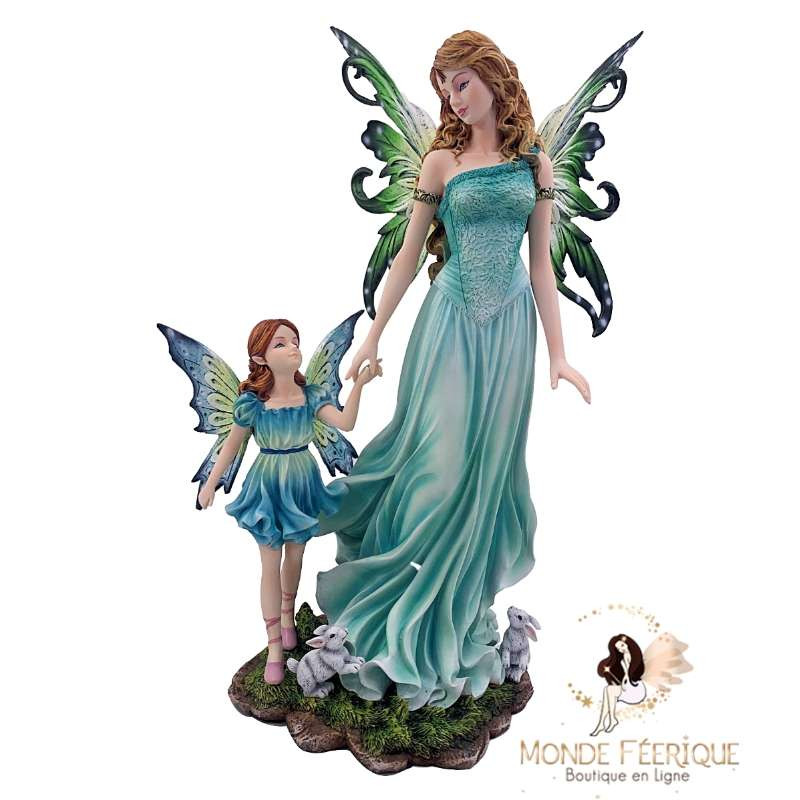 Statuette Fée et son Enfant
