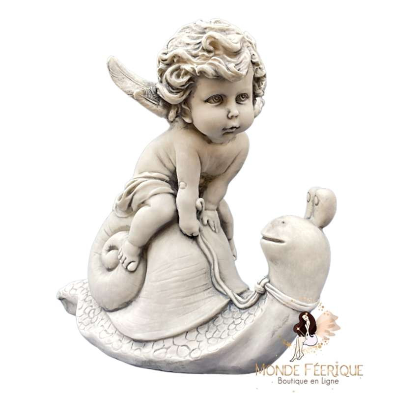 Statuette Ange Escargot