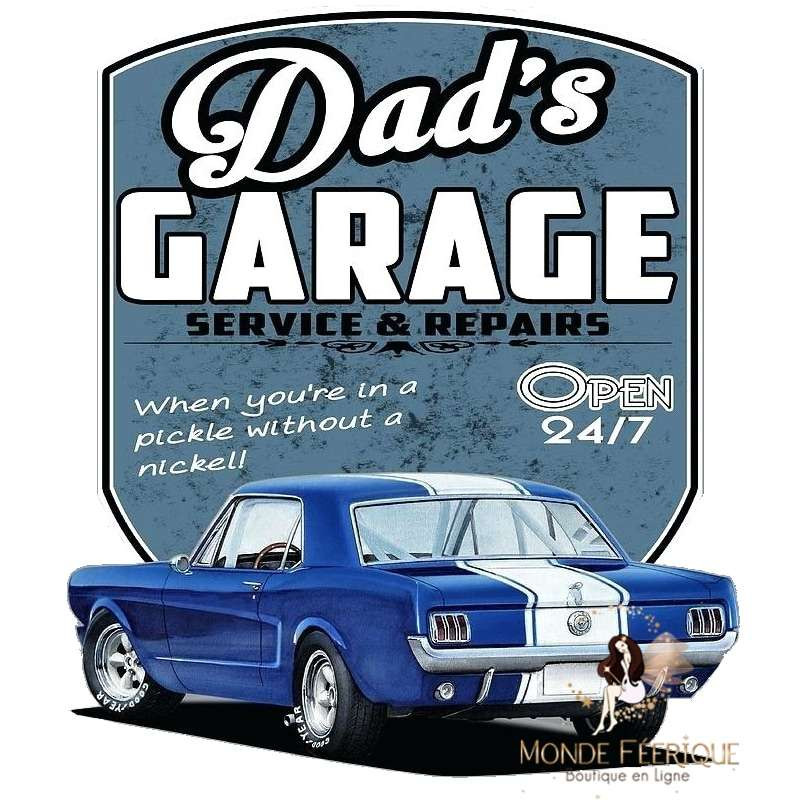 Plaque Metal Vintage USA