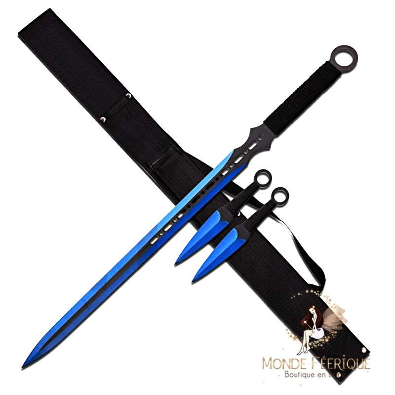 Set Kunai, Epée Ninja Bleu