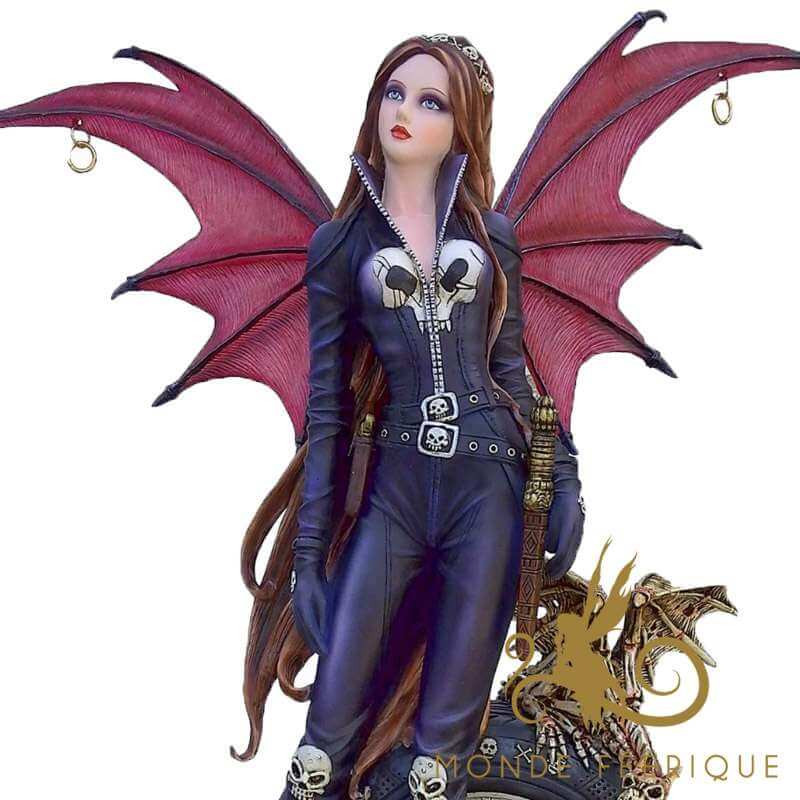 statuette fée auto moto geant