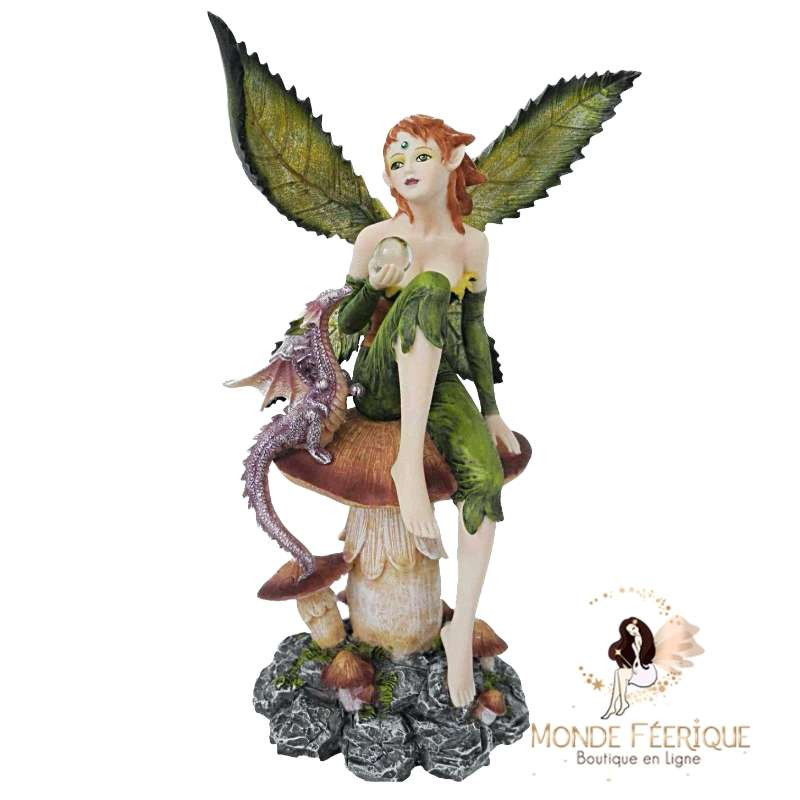 Statuette Fée Green Wild