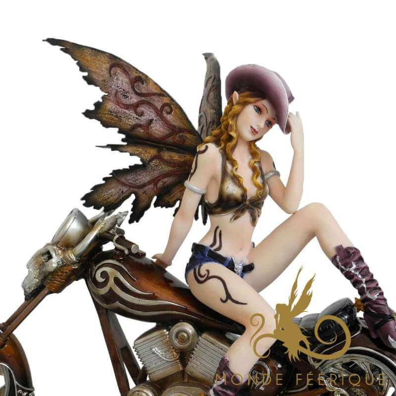 FIGURINE fée moto