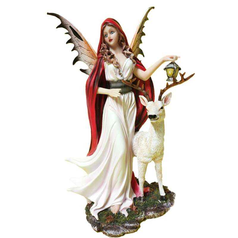 statue fee avec animaux