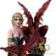 Statuette Fée dragons - statuettes de fees dragon