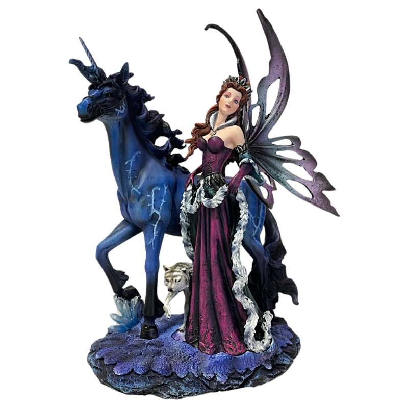 Statuette fee licorne