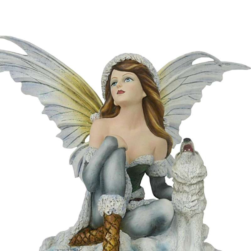 Statuette Fée Géante et Loups