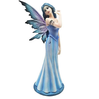 statuette feerique bleue