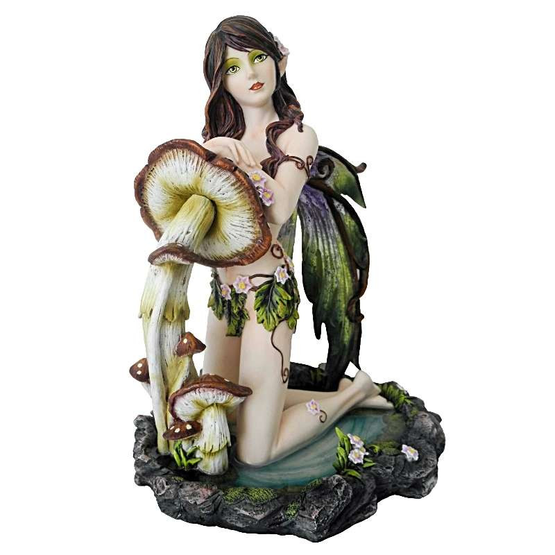 Statuette Fée avec un champignon
