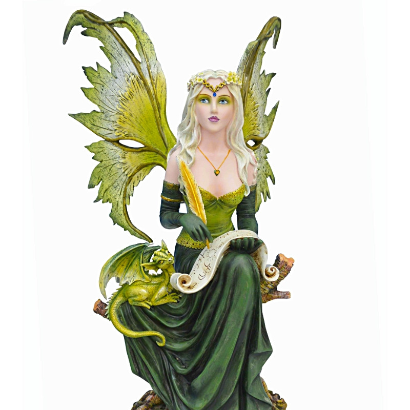 Statue Fee Geante Ecrivain -- 45cm