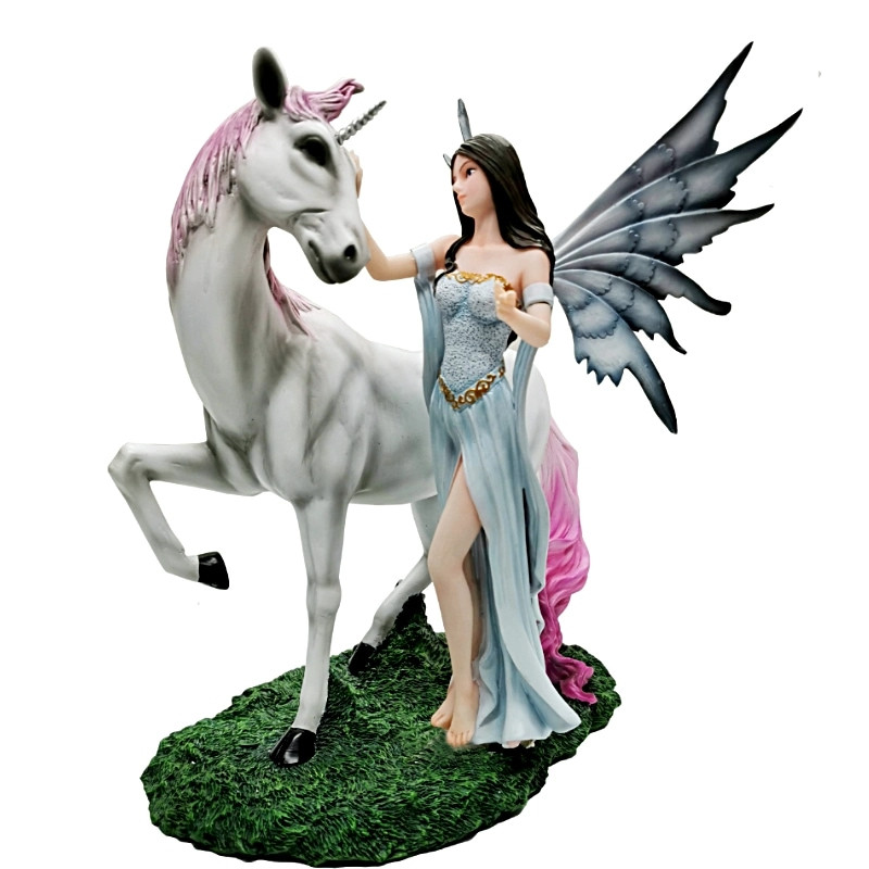 Statuette Fée Licorne Onirisme