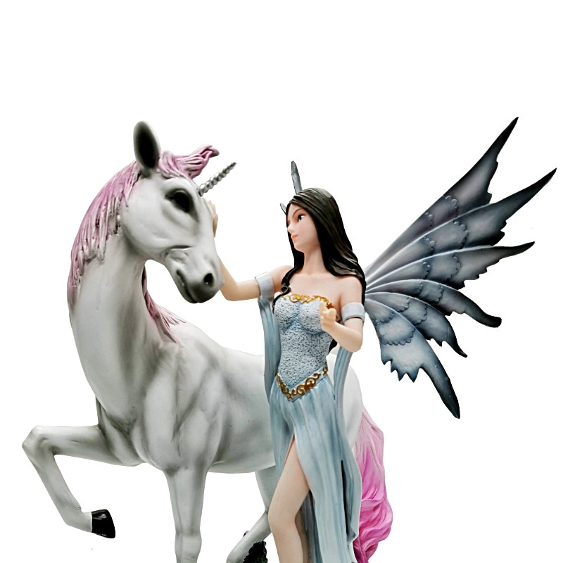 Statuette Fée Licorne Onirisme
