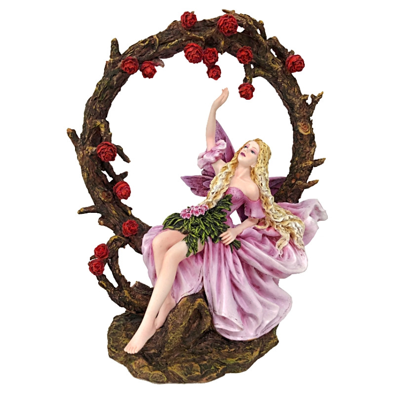 Figurine Fee Rosa